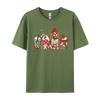 Beagle Dog Lover Merry Christmas Tshirt Graphic Print Tops Unisex Hip Hop Tee Clothes T Shirt Street Cotton Tshirt