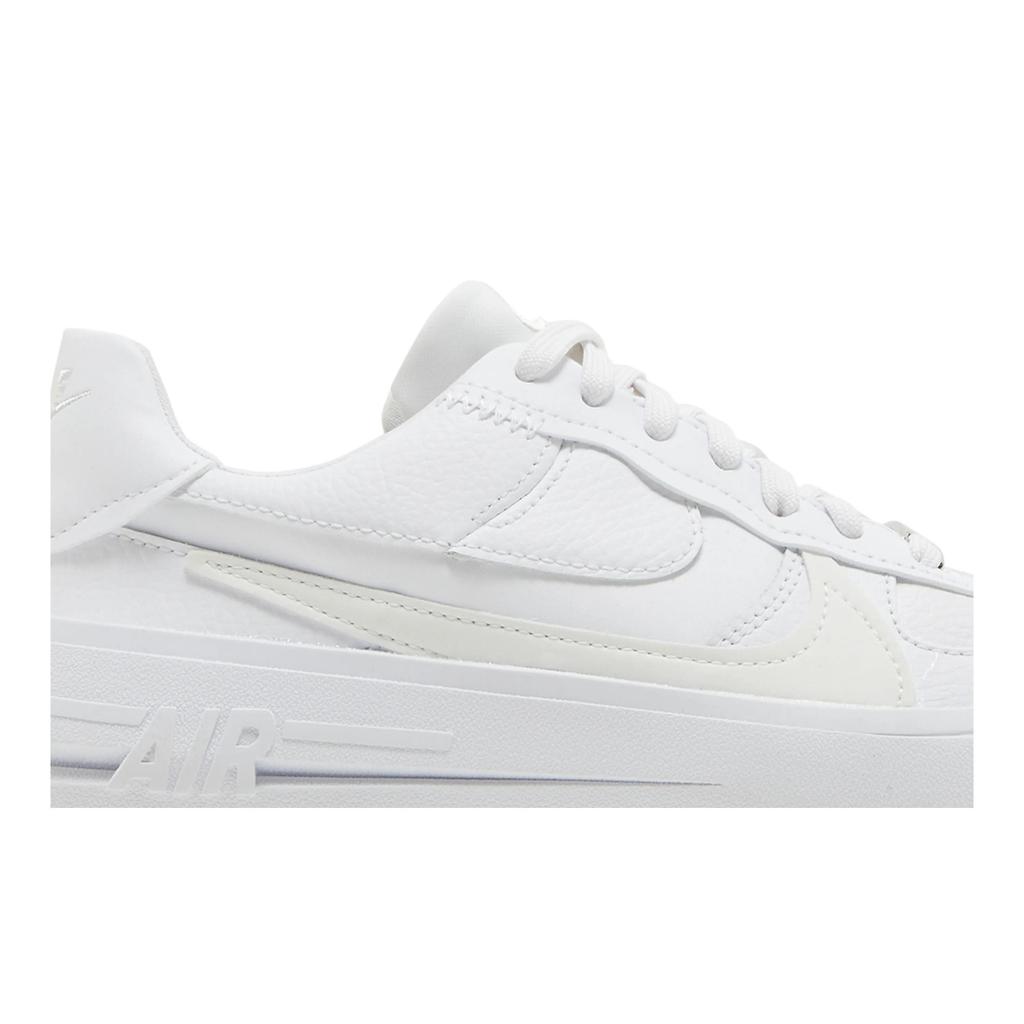 Nike Womens Air Force 1 PLT.AF.ORM 'Triple White' (women's sizes) White / Summit White / White / White Skate Shoes DJ9946 100