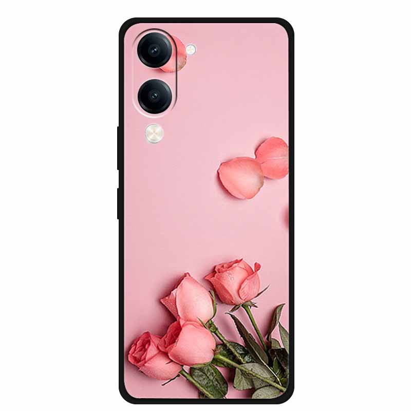 For Vivo iQOO Z10 Lite Case Silicone Black TPU Funda Back Cover for iQOO Z10 Lite 5G I2409 Soft Case Animal Coque IQOOZ10 Lite