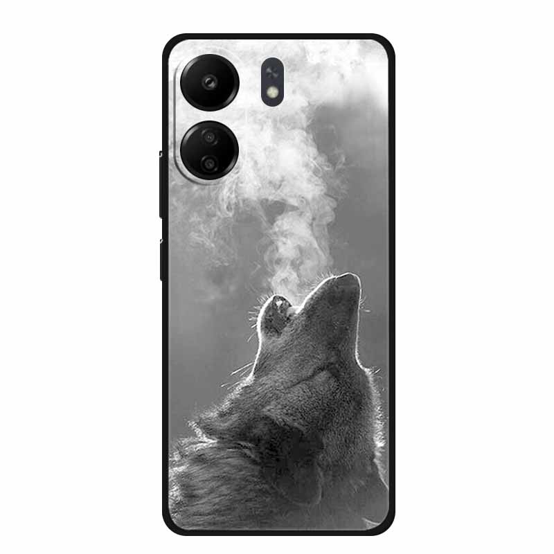 For Xiaomi Poco X7 Pro 5G Luxury Animal Case Soft Silicone TPU 6.67"Phone Back Cover for Poco X7Pro 5GShockproof Protective Capa
