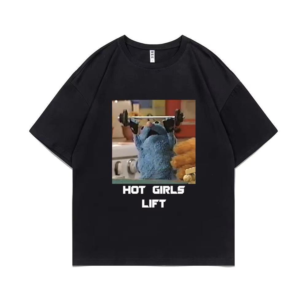

Tutter Hot Girls Lift Tshirt Working on My Fitness T-shirt Funny Mouse Graphic Short Sleeve Tshirt Men Women Fashion Casual T... S разноцветный
