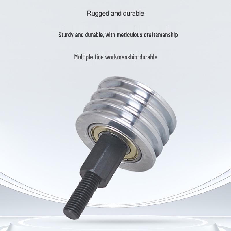 Double/Triple-Groove Steel Wire & Cable Extrusion Guide Wheel