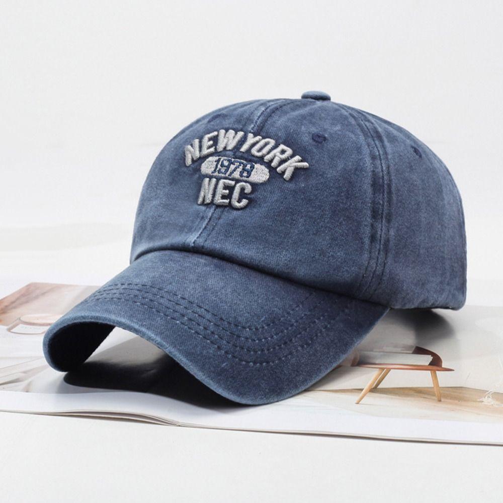 Adjustable Distressed Faded Cap Washed Snapback Baseball Cap  For Man Women Outdoor Sports