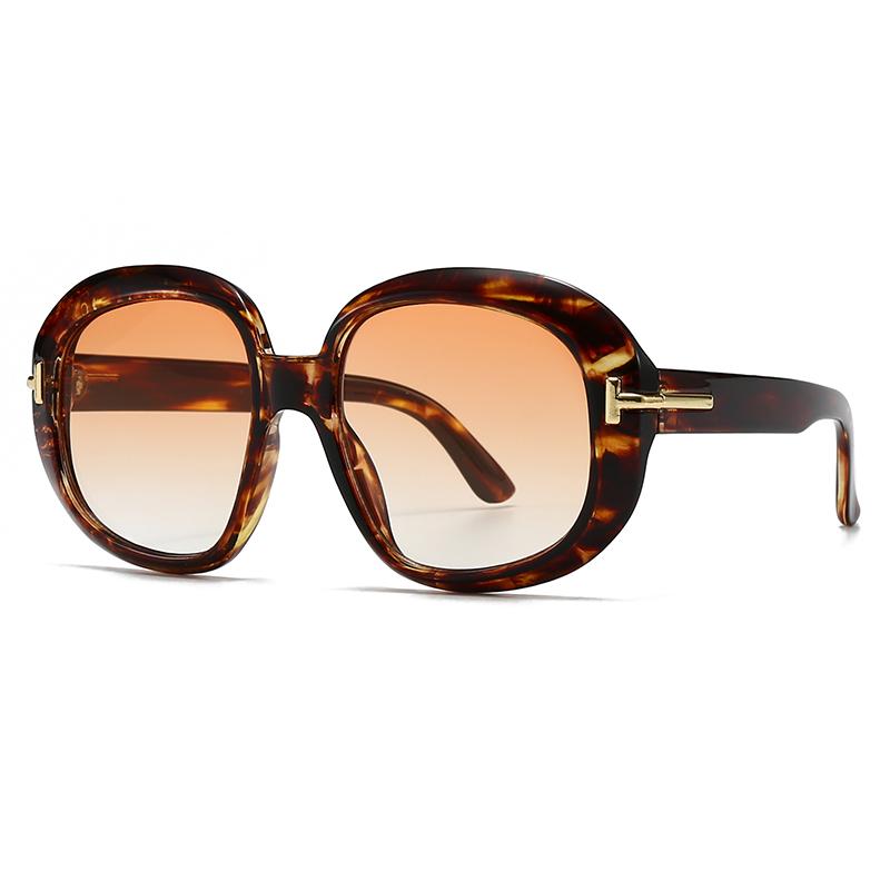 European And American New  Hot-Selling Modern Retro Large-Frame Sunglasses Trendyy Street Photography Lh261