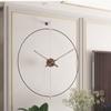 Slient Wall Clock Metal Round Wall Clock Modern Minimalism Large Hanging Clocks Living Room Furniture Decorative Accessories