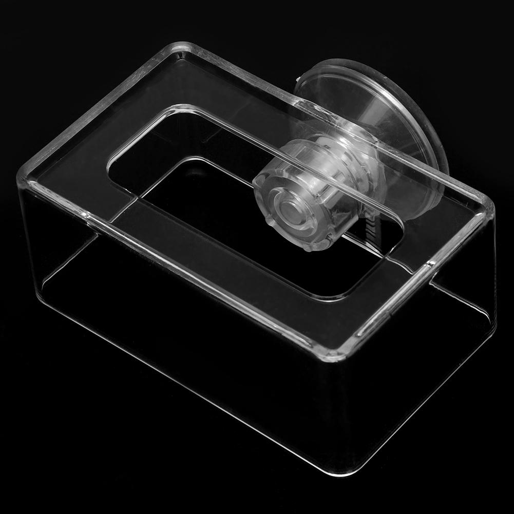 Acrylic Simple Installation Fish Food Feeder Feeding Ring for Fish Tank Aquarium with Suction Cup Less Than Br More