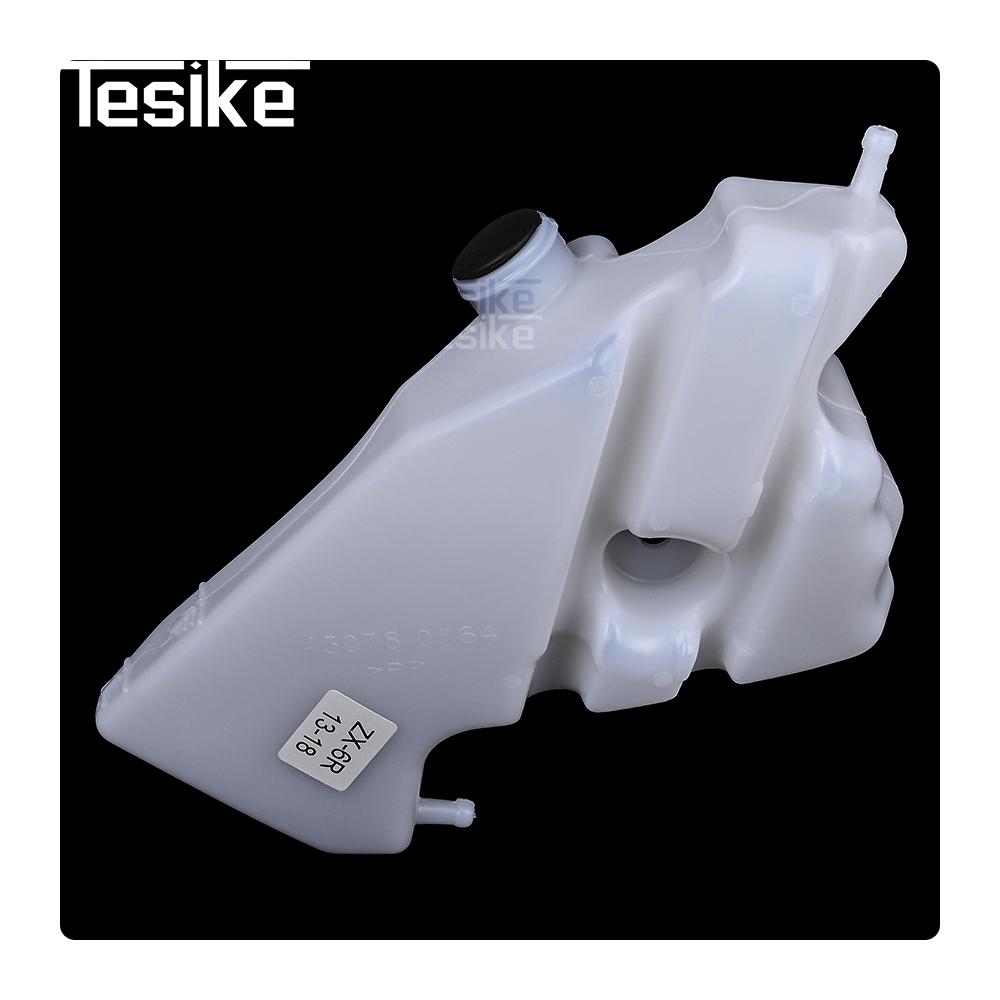 Cooling Radiator Water Bottles ZX636 Coolant Reservior Overflow Tank For Kawasaki ZX6R 2007-2018 Water Coolant Reservoir Tank 2013-2018