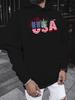 USA New Autumn and Winter Velvet Sweatshirt Unisex Clothing Free Hoodie Clothes American Trendy Printed Tops Unisex Gifts