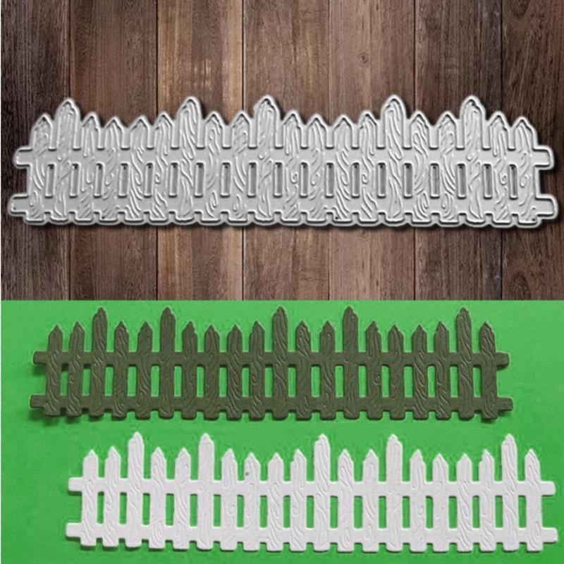 Fence Metal Cutting Dies Stencils Scrapbooking Embossing DIY Crafts Paper Cards Album Decor Metal Dies Cut