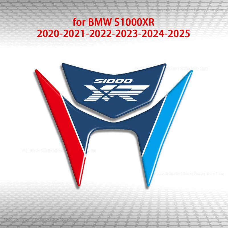 3D Gel Front Fairing Stickers Fit BMW S1000XR 2020-2025 Waterproof Vinyl Anti-Scratch Frost Resistant Motorcycle Modification Protector Decal Kit