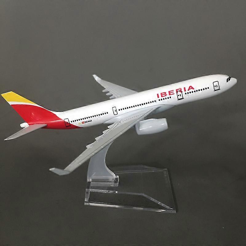 JASON TUTU Spain Iberia Airlines A330 Plane Model Airplane Model Aircraft Model Diecast Metal Airplanes Model 16cm 1:400 Plane
