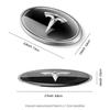 Car Aluminum Logo Side Body Fender Sticker Trunk Decoration For Tesla Model 3 Model S Model X Model Y Cybertruck Roadster SpaceX