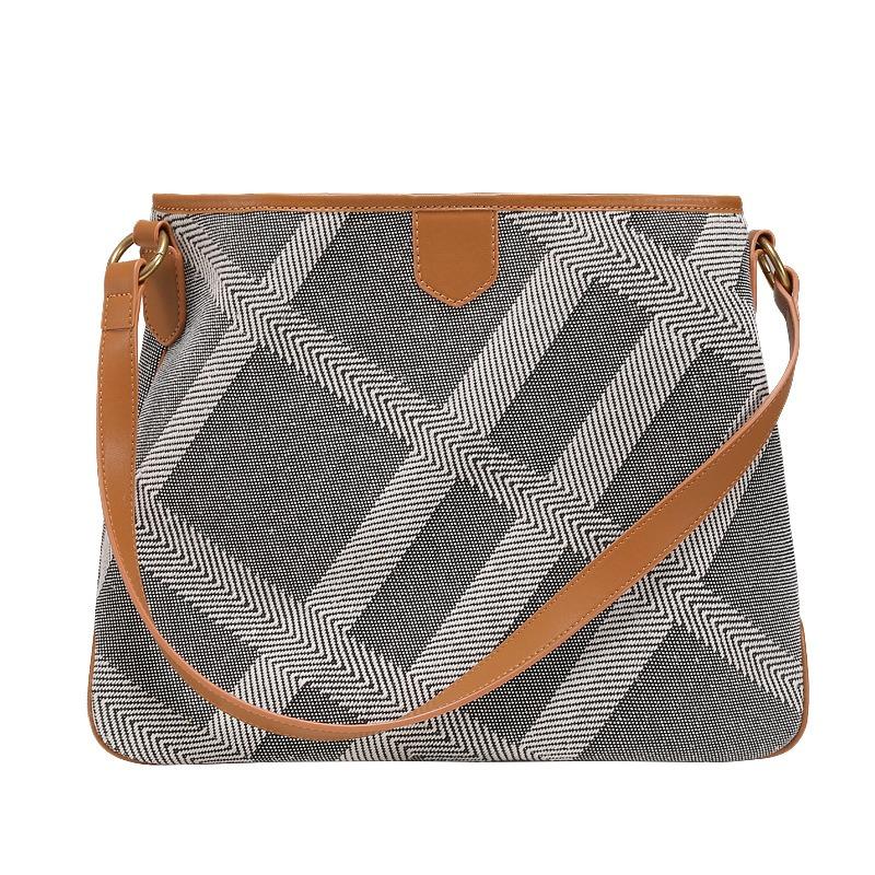 

Кожаная холщовая сумка-тоут, производство, вышивка, сумка-мессенджер, сумка для покупок, ручная сумка, наплечная сумка-ведро Main picture: length 35x width 8x height 25cm