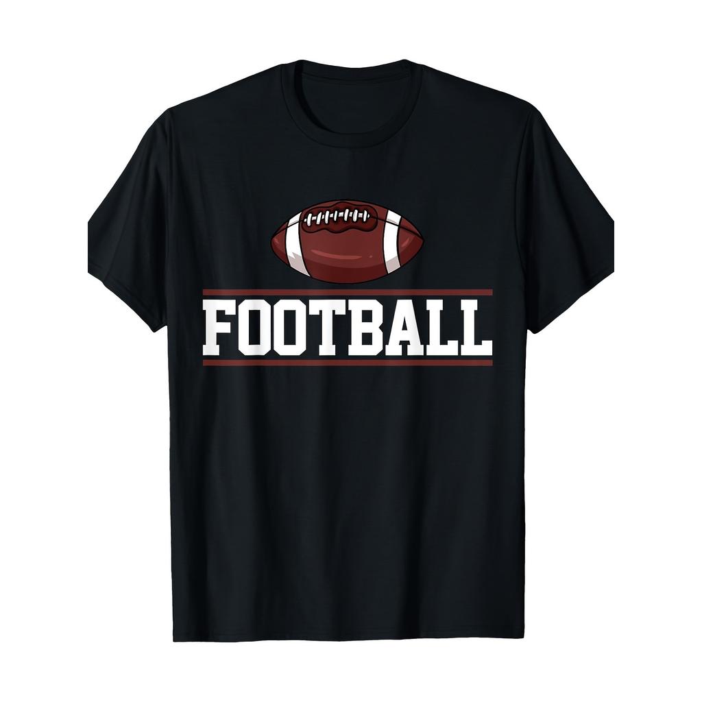 Football Graphic Tee For Men Casual Round Neck Tshirt For Sports Training Matches Fan Events