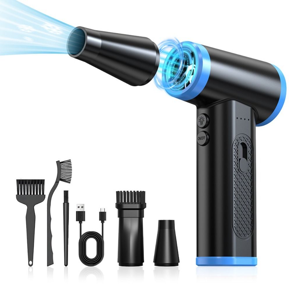 Air Blowing Electric Air Duster Mini Air Blower Mini Jet Fan Compressed Air Duster  Car Dry