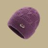 Thickened Knitted Middle-aged Elderly Hat Women's Winter Warm Mother Hat Grandma Winter Wool Hat Versatile Cotton Hat