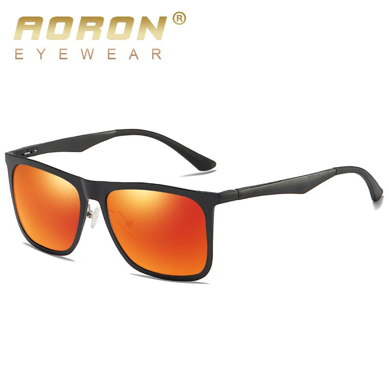 aoron More Than 100 Colors Polarized Sunglasses for Men Women Fashion Design Metal Frame Outdoor UV400 Anti Glare Driving Glasses