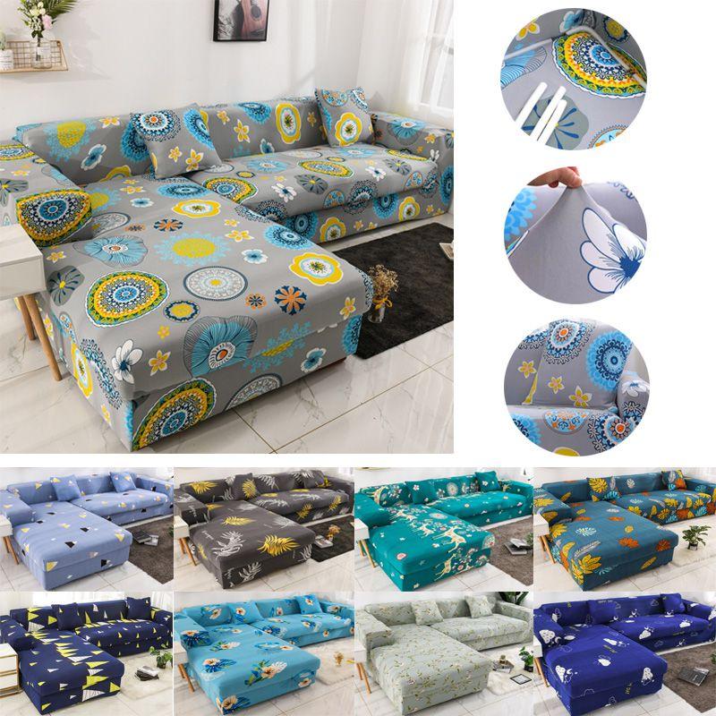 Bohemian Printed Lazy Stretch Sofa Cover Soft Slipcover For Living Room With Great Elasticity And Wrinkle Resistance