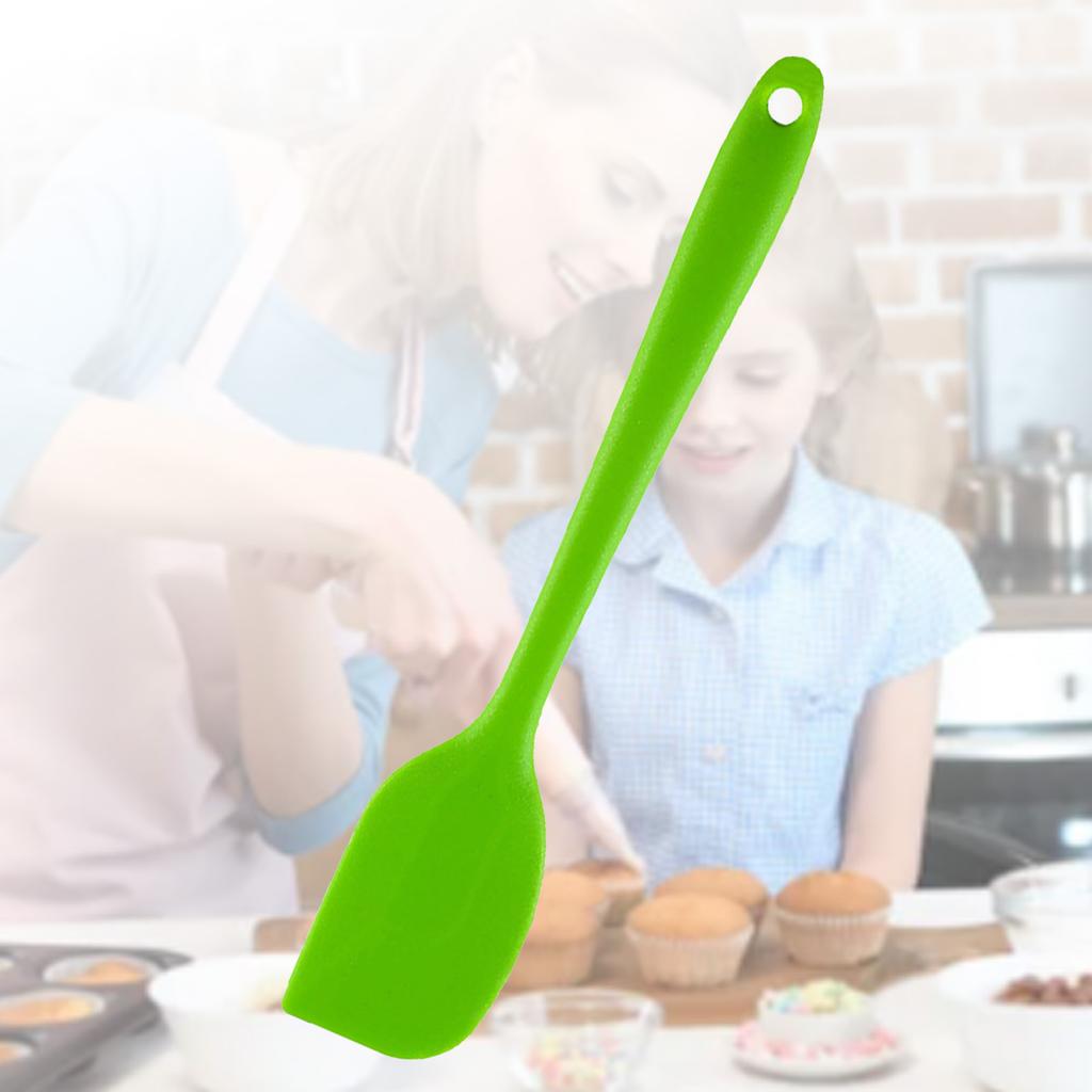 Silikonspatel Lebensmittelqualität Hitzebeständig Bequemer Griff Cremespatel Küchen Backzubehör für Zuhause