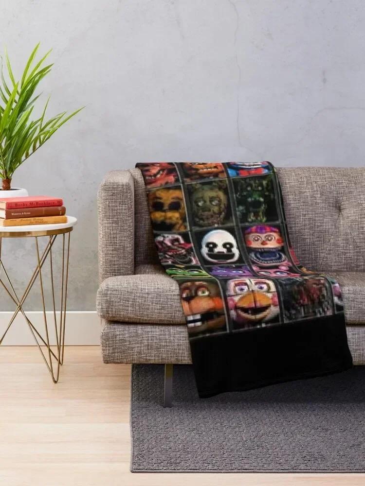 FNAF Charaktere Überwurfdecke Vintage Decke