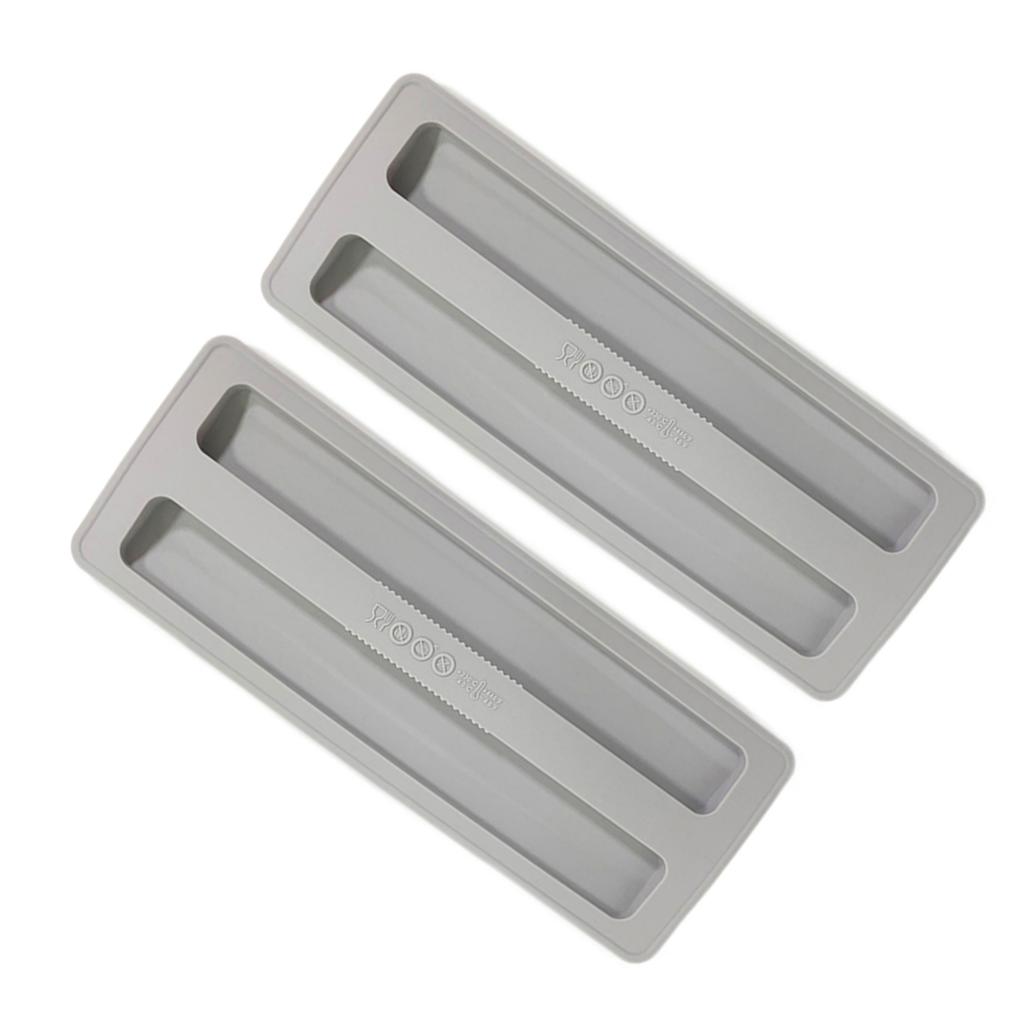 2er-Pack Silikonhüllen Flexible Toasterabdeckung Silikonmaterial Toastermaschinenabdeckung Toasterdeckel für Brot-Toaster