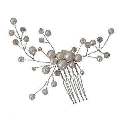 Pearl Bijou Hair Cute CMT40260 [MORE AUNI] Accessories, Clips, Pins, Combs, Headpiece, Wedding, Reception, After-Party, 1.5-Party, Women's, Short,