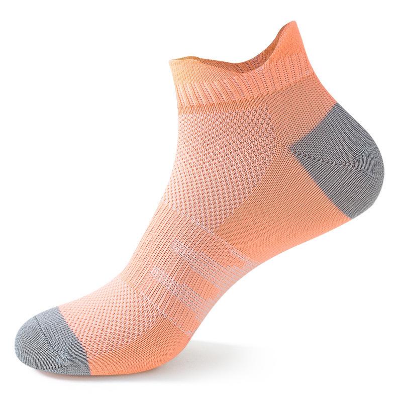 Men's Ultra-thin Breathable Low-Cut Sports Ankle Socks for Running & Fitness - Trendy Compression Boat Socks