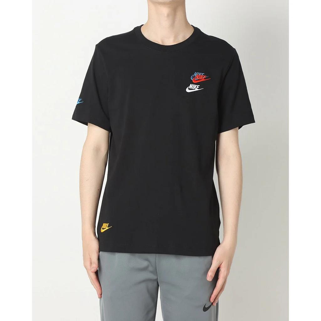 Nike Embroidered Logo Sport Knit Crew Neck T-Shirt Men Tops Black DJ1569-010