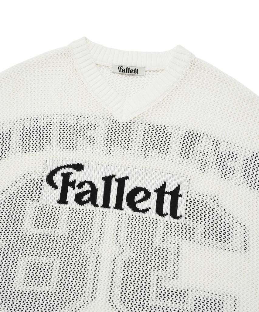FALLETT Sports Club Football Knit White