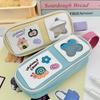 Rabbit Cartoon Stationery Bag Picnic Series Pen Pencil Case Kawaii Pencil Bag  Boys Ang Girls