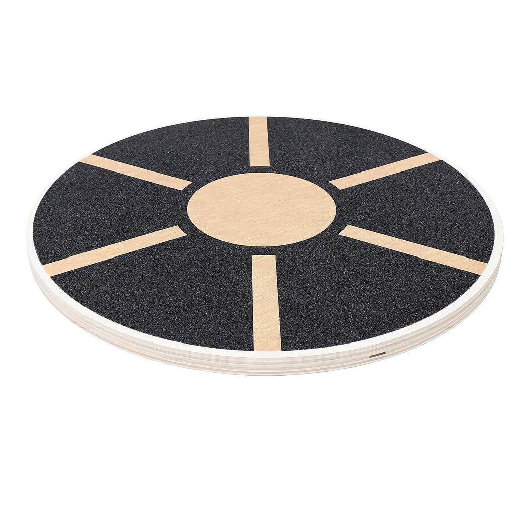Tavola Balance Trainer in Legno Rotazione a 360 Gradi Tavola Balance Antiscivolo Trainer Core per Allenamento della Mobilità