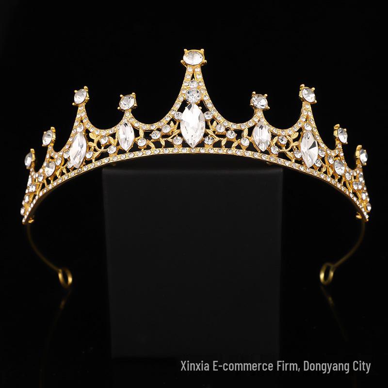 Luxury Rhinestone Bridal Crown - European  American Style for Wedding Banquets