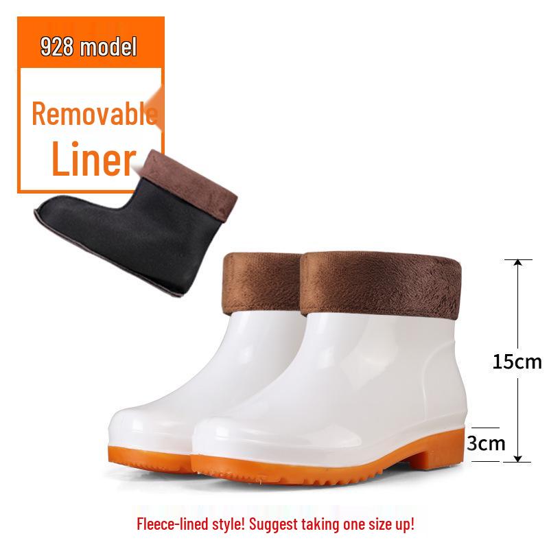 White High-Top Rain Boots: Acid, Alkali, Corrosion Resistant, Waterproof, Oilproof Farm Shoes