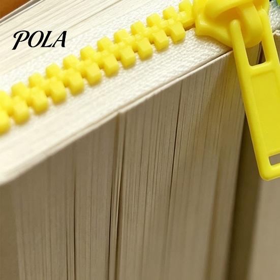 Plastic Book Marker Long Zipper Bookmark for Thick Book, 3D Accessory Page Reading Men & Women, Durable