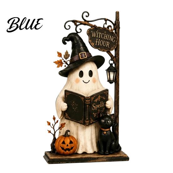 Reusable Wooden Holiday Signs Spooky Halloween Decorations Tabletop Crafts Farmhouse Table Topper Ornaments Pumpkin Ghost Tiered Tray Centerpiece