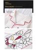 2026 Spring/Autumn New Red Pure Cotton Parent-Child Pajamas Set - Long Sleeve Cardigan with Lapel.