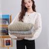 Lazy Style Soft Glutinous Color Dot Sweater for Girls Loose Knit Pullover Versatile Casual Top for Autumn and Winter Jacket New