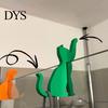 Cute Animal Hook 3D Printed Dog/Cat Hook, Compact Decorative Door Interactive Fun Desktop Accessory Pet Shape Hanger Ornament for Living Room Bedroom