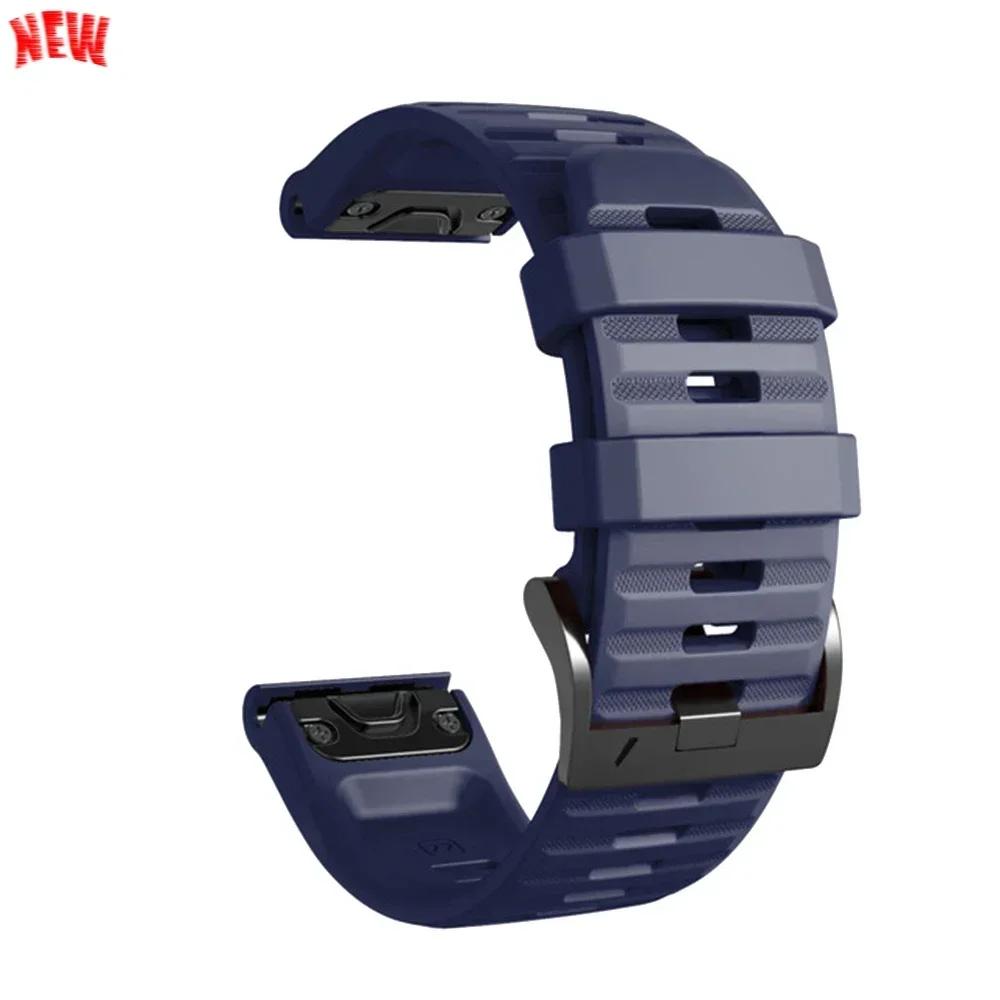 Cinturino in Silicone da 26mm 22mm Per Garmin Fenix 8 E 7 7X Pro 5 5X Plus 6 6X Pro Epix Gen 2 Cinturino Tactix 8 7/Enduro 3 Braccialetto QuickFit