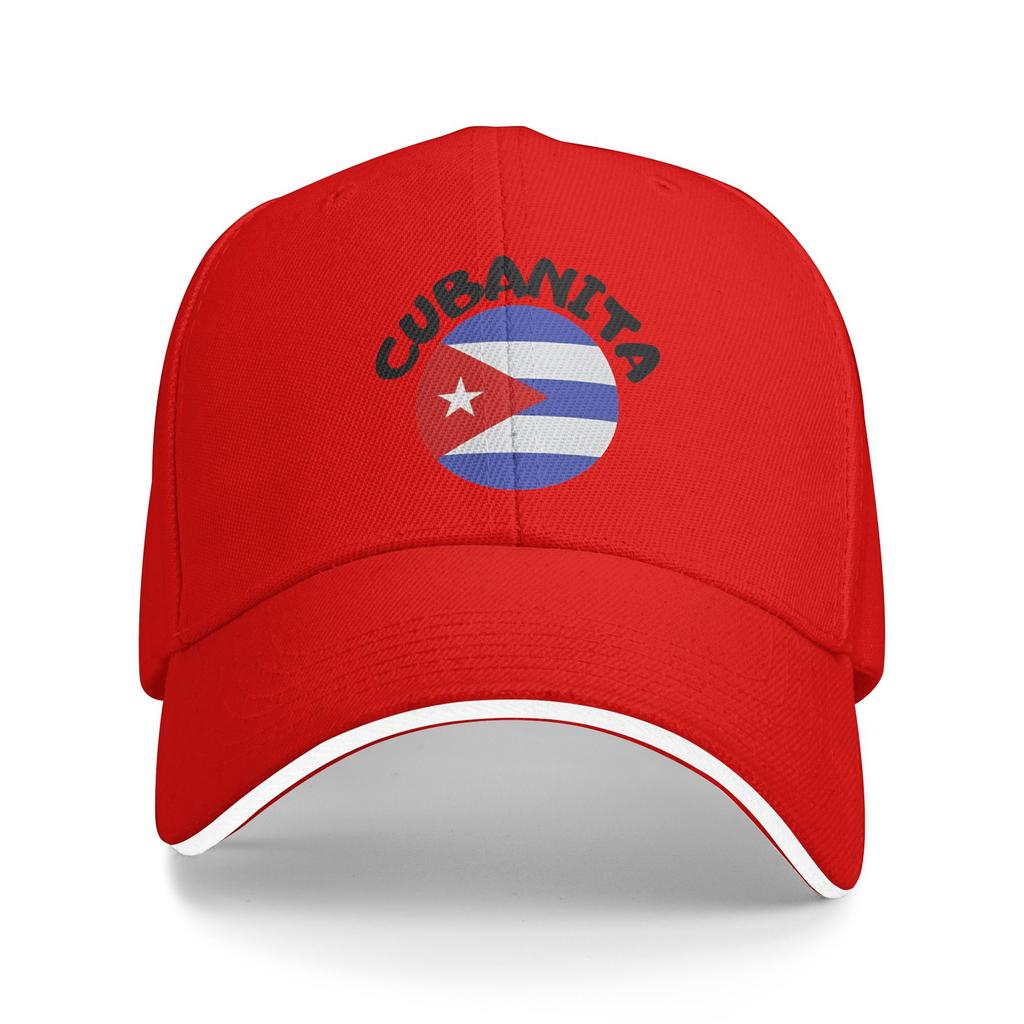 Cubanita Cuban Woman Casual Baseball Cap Running Hippie Trucker Hat Summer Sun Female Male Streetwear Baseball Caps