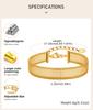 Wide Brand Stainless Steel Mesh Link Chain Bracelet For Women, Adjustable Wirst Jewelry Non Tarnish Waterproof