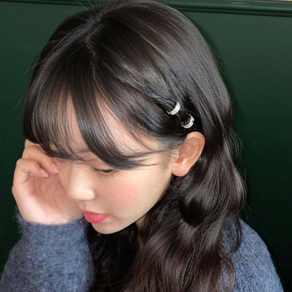 Luxurious Blingbling Hair Rings Eye-catching Headwear Christmas Party Photo Props Women Headwear Cosplay Accessories