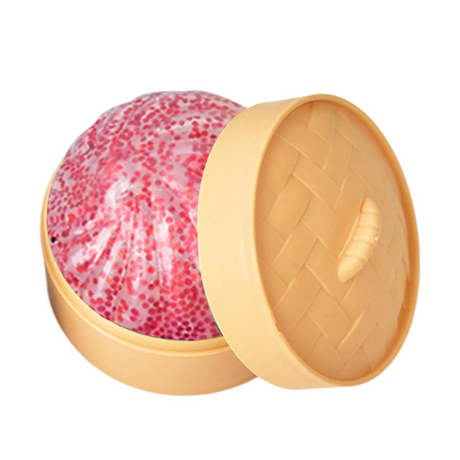Dumpling Squishy Simulated Steamed Bun Squishy Stress Ball Colorful Food Squishy Sensory Fidget Toy Anti Stress Squeeze Balls