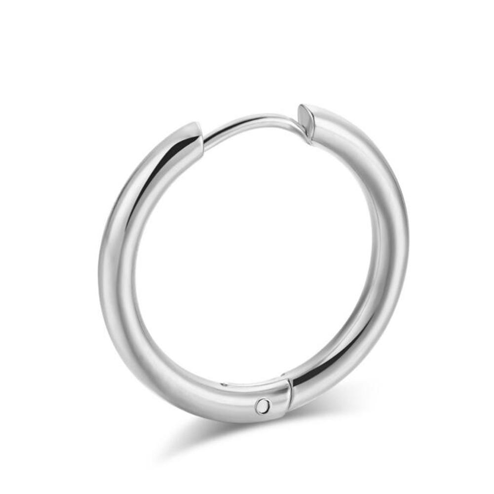 Unisex Fashion Concise Circle Anti-Allergy Earrings