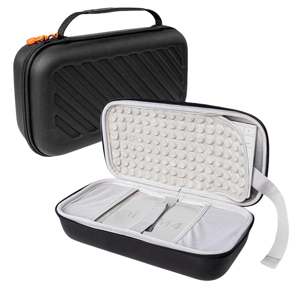 Carrying Case For Mac Mini M4 Electronic Organizer Travel Case Bag Shockproof Storage Bag Keyboard Organizer for Mac Mini M4