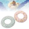Inflatable Pool 35 Inch Tube PVC Flotation Pool Swim Tube for Beach Swimming Party Vacation Pool Floating Tube Pool Tube Ring