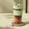 Portable Glass Tumbler with Silicone Straw 350/500ml Leakproof Reusable Coffee Mug for Office School Glass Drinking Vessel for Hot Cold Drinks