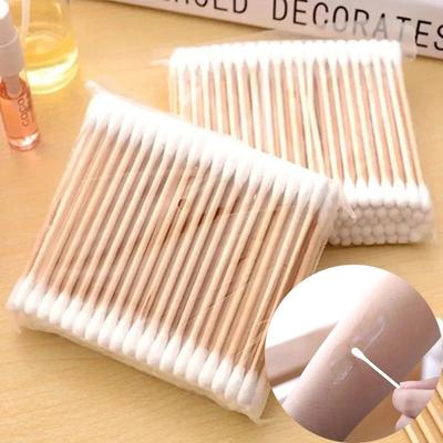 100pcs Double Head Cotton Swabs for Nose Ears Makeup Lips Cleaning Soft Tip Sticks Women Men Beauty Tools Ear  Picking  Cotton