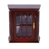 Mini Wine Cabinet Model Miniature House Kitchen Furniture Mini Red Wine Bottles Goblets Doll Accessories for Kids Pretend Play