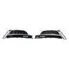 2PCS Front Bumper Fog Light Grille Cover Trim Fit S5 A5 S-Line 2018-2019